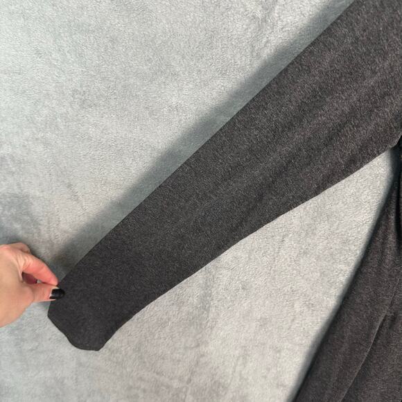 J Jill Wearever Collection Dress Womens Extra Small Gray Tie Waist Neutral Comfy - Picture 5 of 15